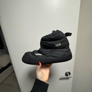The North Face Black Quilted Booties